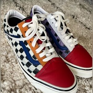 Vans Old Skool 36 DX Checkerboard Multicolor Leather 
Men’s 9.5